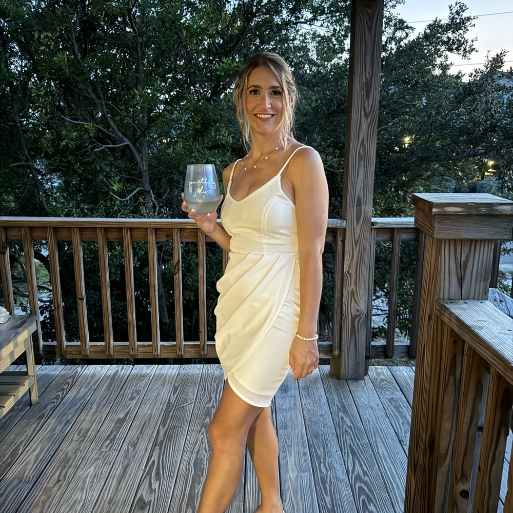 Lulu's Chic Cream Mini Dress